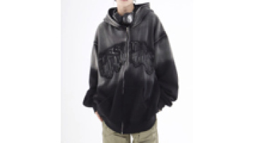 Custom Men New Fashion Design Denim Cotton Hoodie1