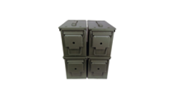 Green Black Waterproof M2A1 50 Cal Metal Ammo Storage Box with Seal Ammo Cans1