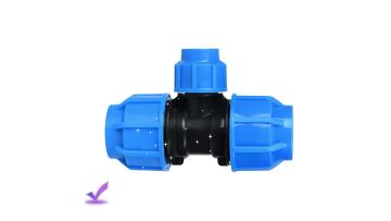HDPE Reducing Tee Quick Connect 
