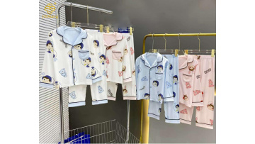 Cute Cartoon Printed Children's Pajama Set