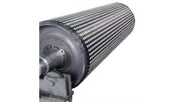 Wear-resistant conveyor pulley ceramic rubber plate