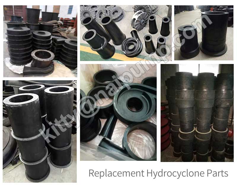 Npcvax Rubber Lining Hydrocyclone Replacement Liner Spare Parts