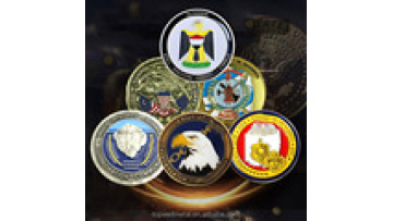 Promotion of beautifully designed zinc alloy coins Columbia bronze metal eagle custom challenge coins1