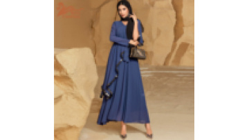 2025 New Double-layer Irregular Evening Party Dress Arab Abaya Saudi Dubai Robe Chiffon Abaya Muslim Women Long Dresses1