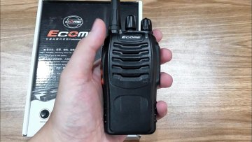 Cheap Mini Two Way Radio ECOME ET-77 16 Channel Child Walkie Talkie With Earpiece1