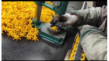 16x25mm yellow fan with 3mm bottom