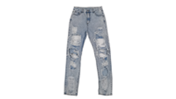 Latest Design Baggy Jeans Women Plus Size Stretchy Distressed Jeans Pants1