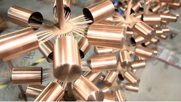 stainless steel products pvd plated in champagne color