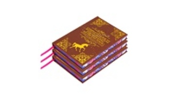 Custom Book Printing Exclusive Leather Bound Hardcover Novel Books Hardback Special Edition Books Sprayed Edges1
