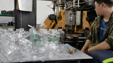 Gallon Water Bottles in Production