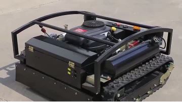 Remote Control Lawn Mower with Gas-Electric Hybrid