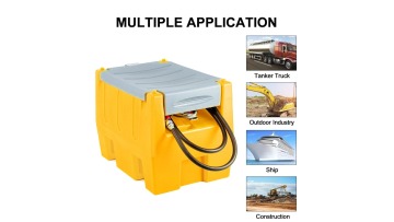 Rotomold diesel portable tank for truck, plastic fuel diesel tank 480L