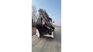 EX388 Multi-functional Backhoe Loader with 6-in-1 Bucket