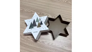 Customized Christmas Packaging Five-Pointed Star Box Color Printing Gift Box1