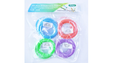 1.75mm 3d filament printer pen refill pack for 3d printer 3d filament 20rolls/bag 5m/roll 20colors pla filament1