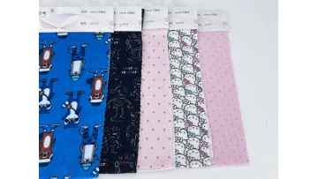 Polyester printed velvet