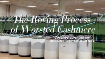 Consinee Roving Process of Worsted Cashmere