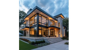 Aluminum casement window and tilt turn window