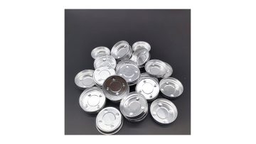 aluminum tea candle shell
