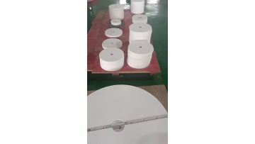 Dish ceramic membrane
