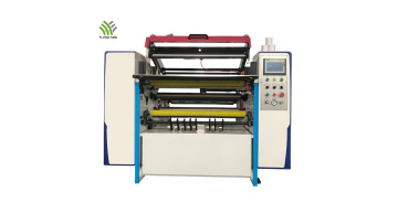 JTSR-900 Automatic thermal paper slitting rewinding machine video (www.flyingmancuttingmachine.com)
