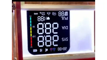 Factory ODM Negative Transmissive 12 O′ Clock Va Segment LCD for Multimeter Display1