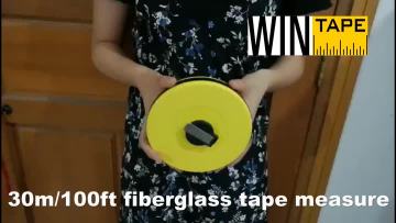 30m long fiberglass tape measure