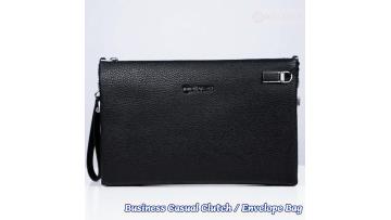 Business Casual Genuine Leather Clutch