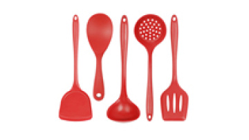 Wholesale Bpa free 5pcs Cooking Tools Silicone kitchen Utensils Set Silicone Utensils Set tableware set1