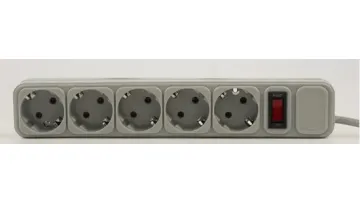 Hot Sell 5 Gang Group Sockets with Surge Protector for Ukraine or Russian European Countries1