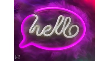 Led Neon Sign Light Colorful Rainbow Star Hand Hello for Room Party Wedding Decoration Xmas Gift Night Toy Animal Kid's Light1
