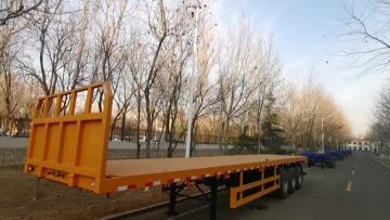 60ft container flatbed trailer