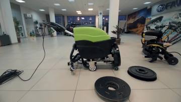 Floor sweeper Haotian xd2a walk behind electric industrial commercial floor scrubber dryer machine1