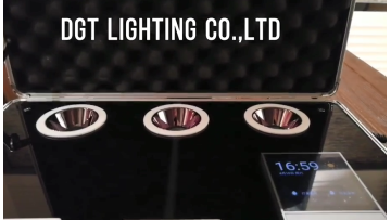 Dimmable and CCT adjustable lighting display