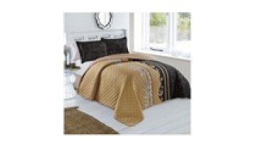 High Quality king size embroidery design bedspread Set 100% Polyester quilted bedspread with Pillow Case/Sham1