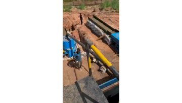 Mini Alluvial placer Gold black sand recovery washing equipment plant1