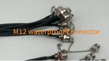 M12 Waterproof Circular Electrical Connector