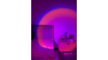 16 Color Rainbow Lamp Led Light Romantic Visual HD Crystal Lens Sunset Night Light Projector for Party Home Bedroom Decoration1