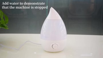 Amazon best seller Big Water Drop Droplets Waterd Home appliance Mini Portable 2.2L High Capacity Humidifier With Smart Control1