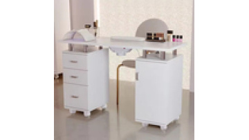 Modern style fashion Free sample New models tempering glass wireless charge furniture Beauty salon Manicure Nail table1