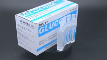 Glucose 25% 20ml plastic ampoule