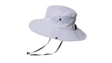 Women's Foldable Breathable Wide Brim Mesh Fishing Hat with String and Ponytail Hole1