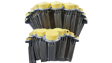 Flange heating pipe