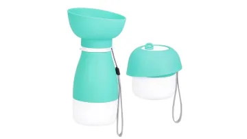 Factory Wholesale Collapsible Food Feeding Dog Water Dispenser Portable Leak Proof Dog Travel Water Silicone Bottle for Outdoor Walking1