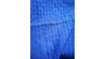 Polyester crepe check fabric