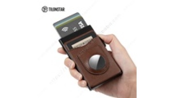 RFID Blocking Tilonstar TVC314 Wallet: Real Cow Leather & Aluminum Credit Card Holder1