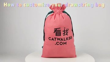  Cotton-canvas Drawstring Bags