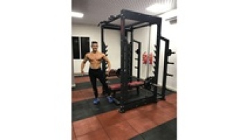 power rack weight lifting 3D smith machine