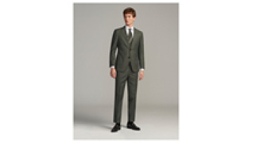 Fast Delivery Atrovirens 2 Pieces Business Wear Handsome Suit for Men Formal,groom Men Nice Suits,men Suits Wedding Slim Fit1