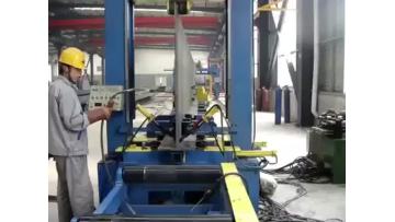 H beam assembly machine